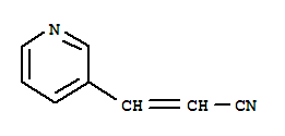(9ci)-3-(3-吡啶)-2-丙烯腈结构式_6443-86-3结构式