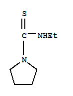 (9ci)-n-乙基-1-吡咯烷硫代甲酰胺结构式_64574-84-1结构式