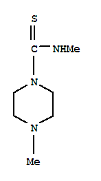 (9ci)-n,4-二甲基-1-哌嗪硫代甲酰胺结构式_64574-95-4结构式