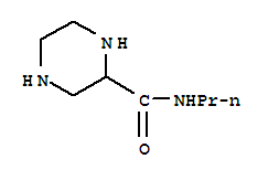 (9ci)-n-丙基-2-哌嗪羧酰胺结构式_646523-34-4结构式