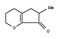 (9ci)-3,4,5,6-四氢-6-甲基-环戊并[b]吡喃-7(2H)-酮结构式_647024-61-1结构式