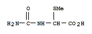 (9ci)-[(氨基羰基)氨基](甲基硫代)-乙酸结构式_64732-09-8结构式