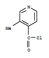 (9ci)-3-甲基-4-吡啶羰酰氯结构式_64915-79-3结构式