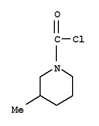 (9ci)-3-甲基-1-哌啶羰酰氯结构式_64920-80-5结构式