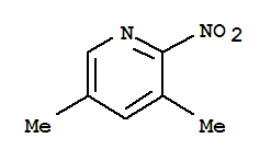 3,5-二甲基-2-硝基吡啶结构式_65169-41-7结构式
