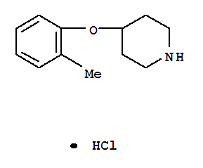 4-(2-Methylphenoxy)piperidine hydrochloride Structure,65367-95-5Structure
