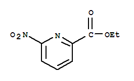 (9ci)-6-硝基-2-吡啶羧酸乙酯结构式_65370-43-6结构式