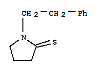 1-(2-苯基乙基)-2-吡咯烷硫酮结构式_65486-36-4结构式