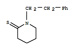 1-(2-苯基乙基)-2-哌啶硫酮结构式_65486-37-5结构式