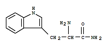 2-氨基-3-(1H-吲哚-3-基)丙酰胺结构式_6720-02-1结构式