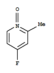 (9CI)-4-氟-2-甲基-, 1-氧化物吡啶结构式_696-09-3结构式