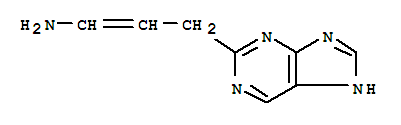 (9ci)-3-(1H-嘌呤-2-基)-1-丙烯-1-胺结构式_697807-17-3结构式