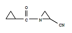 (9ci)-1-(环丙基羰基)-2-氮丙啶甲腈结构式_69827-48-1结构式