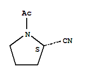 (2s)-(9ci)-1-乙酰基-2-吡咯烷甲腈结构式_700376-84-7结构式