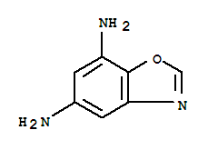 5,7-Benzoxazolediamine(9ci) Structure,705927-40-8Structure