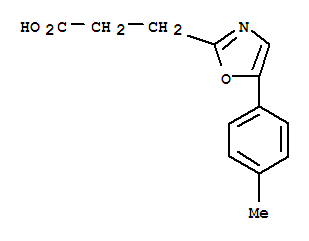 3-(5-对甲苯噁唑-2-基)-丙酸结构式_705962-58-9结构式