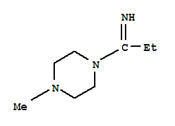 (9ci)-1-(1-亚氨基丙基)-4-甲基-哌嗪结构式_710270-63-6结构式