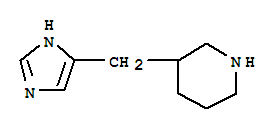 (9CI)-3-(1H-咪唑-4-甲基)-哌啶结构式_710278-27-6结构式