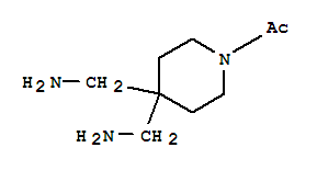 (9ci)-1-乙酰基-4,4-哌啶二甲胺结构式_712259-40-0结构式