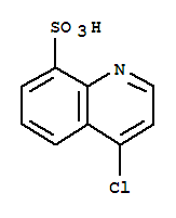  4-氯-8-喹啉磺酸结构式_71331-01-6结构式