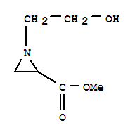 (9ci)-1-(2-羟基乙基)-2-氮丙啶羧酸甲酯结构式_71331-22-1结构式