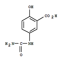 5-[(氨基羰基)氨基]-2-羟基苯甲酸结构式_716362-23-1结构式