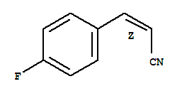 (2z)-(9ci)-3-(4-氟苯基)-2-丙烯腈结构式_71750-12-4结构式