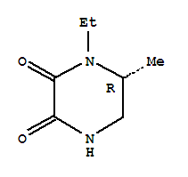 (r)-(9ci)-1-乙基-6-甲基-2,3-哌嗪二酮结构式_71754-90-0结构式