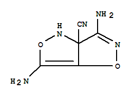 3,6-二氨基-异噁唑并[4,5-c]异噁唑-3a(4h)-甲腈结构式_717844-92-3结构式