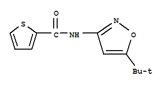 2-Thiophenecarboxamide,n-[5-(1,1-dimethylethyl)-3-isoxazolyl]-(9ci) Structure,717857-76-6Structure