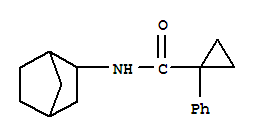 (9ci)-n-双环[2.2.1]庚-2-基-1-苯基-环丙烷羧酰胺结构式_717890-11-4结构式