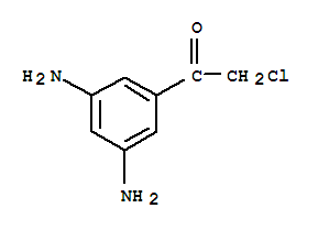 (5ci)-3,5-二氨基-2-氯-苯乙酮结构式_717910-85-5结构式