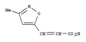 (9ci)-3-(3-甲基-5-异噁唑基)-2-丙酸结构式_71810-76-9结构式