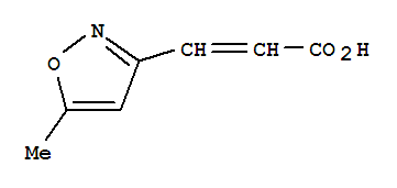 (9ci)-3-(5-甲基-3-异噁唑基)-2-丙酸结构式_71810-79-2结构式
