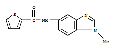 2-Thiophenecarboxamide,n-(1-methyl-1h-benzimidazol-5-yl)-(9ci) Structure,720675-72-9Structure