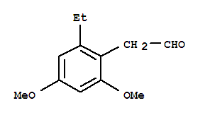 (5ci)-(2-乙基-4,6-二甲氧基苯基)-乙醛结构式_721434-45-3结构式