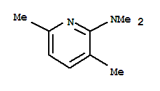 n,n,3,6-四甲基-2-吡啶胺结构式_72184-24-8结构式