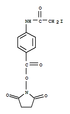 4-[(2-Iodoacetyl)amino]-benzoic acid 2,5-dioxo-1-pyrrolidinyl ester Structure,72252-96-1Structure