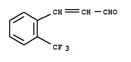 (9ci)-3-[2-(三氟甲基)苯基]-2-丙烯醛结构式_722549-18-0结构式