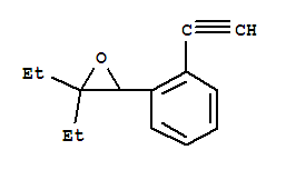 (9ci)-2,2-二乙基-3-(2-乙炔苯基)-环氧乙烷结构式_723340-31-6结构式
