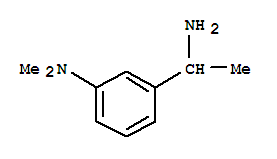 3-(1-氨基乙基)-N,N-二甲基苯胺结构式_724464-75-9结构式
