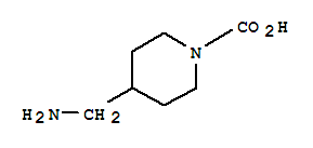 (9ci)-4-(氨基甲基)-1-哌啶羧酸结构式_725211-61-0结构式