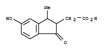 (5ci)-5-羟基-3-甲基-1-氧代-2-茚烷乙酸结构式_725715-05-9结构式