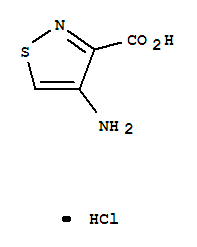 4-氨基-3-异噻唑羧酸盐酸盐结构式_72632-94-1结构式