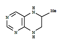 (9CI)-5,6,7,8-四氢-6-甲基-蝶啶结构式_72672-16-3结构式