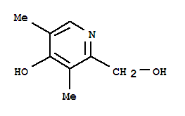 (9ci)-4-羟基-3,5-二甲基-2-吡啶甲醇结构式_727375-13-5结构式