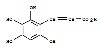 (9ci)-3-(2,3,4,6-四羟基苯基)-2-丙酸结构式_727422-53-9结构式