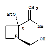 (1r,2s)-(9ci)-2-乙氧基-2-(1-甲基乙烯)-环丁烷甲醇结构式_727429-08-5结构式