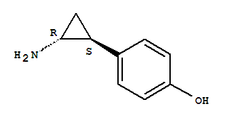 (9CI)-4-[(1S,2R)-2-氨基环丙基]-苯酚结构式_727649-20-9结构式