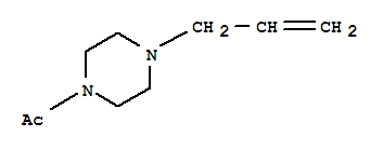 (9ci)-1-乙酰基-4-(2-丙烯基)-哌嗪结构式_727721-54-2结构式